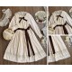 Miss Point Forest Picture Book 3.0 Lantern Sleeve Short and Long Sleeve OP(Reservation/3 Colours/Full Payment Without Shipping)